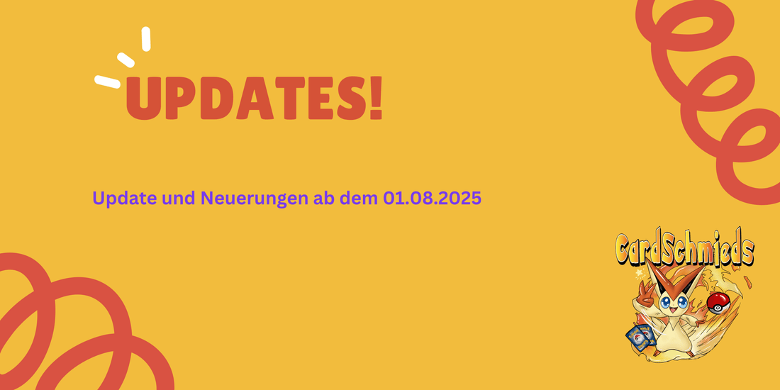 [UPDATE] Update und Neuerungen am Onlineshop ab 01.08.2025