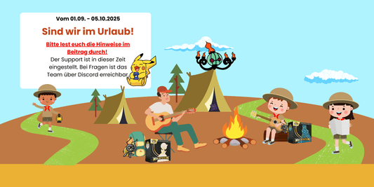 CardSchmieds wird in den Urlaubsmodus versetzt!