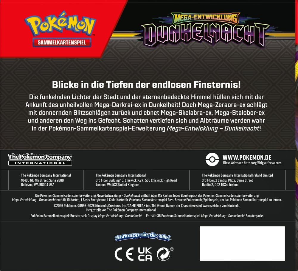 Dunkelnacht Booster Display (36 Booster) - deutsch